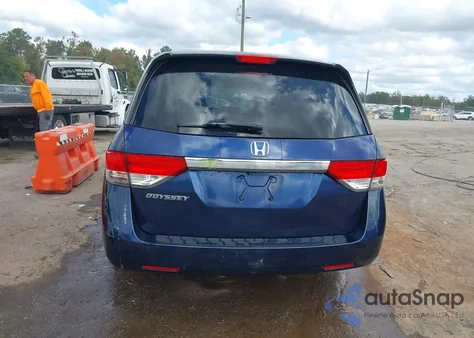 2014 Honda Odyssey Ex z USA, uszkodzony, nr VIN 5FNRL5H40EB077625